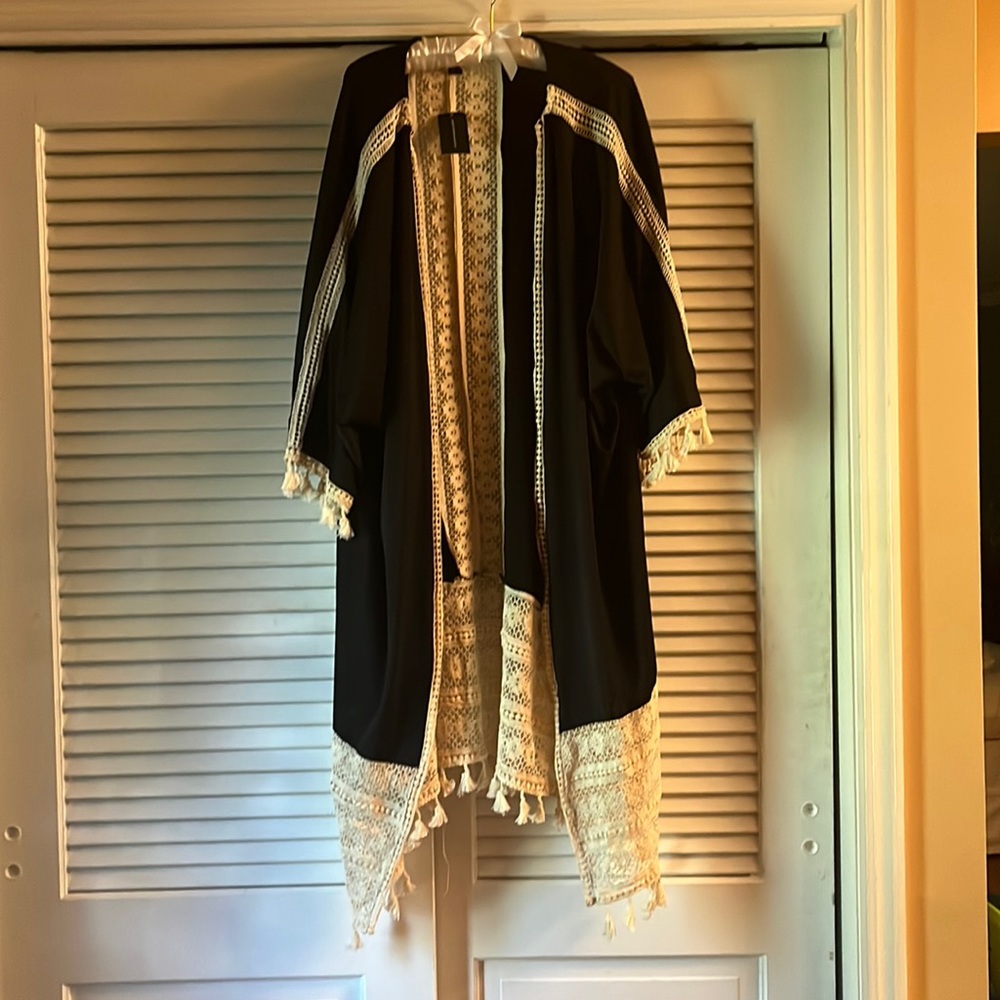 Long Loose Fitting Kimono/ Cardigan